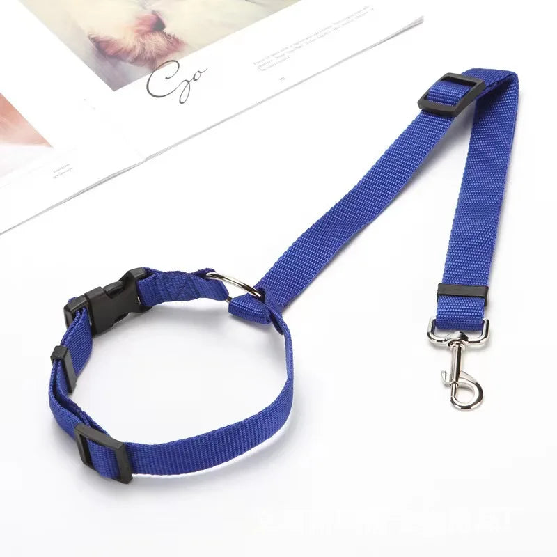 Solid Color 2 in 1 Pet Car Seat Belt