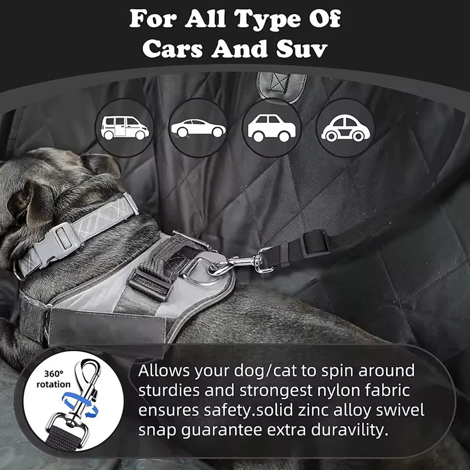 Solid Color 2 in 1 Pet Car Seat Belt