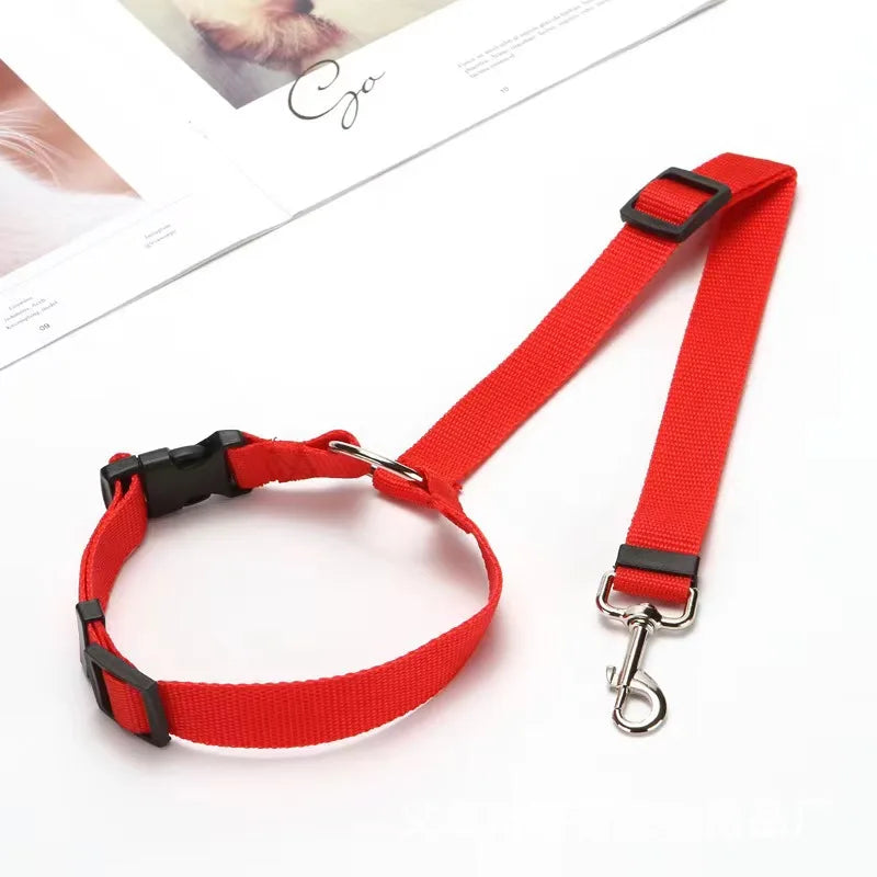 Solid Color 2 in 1 Pet Car Seat Belt