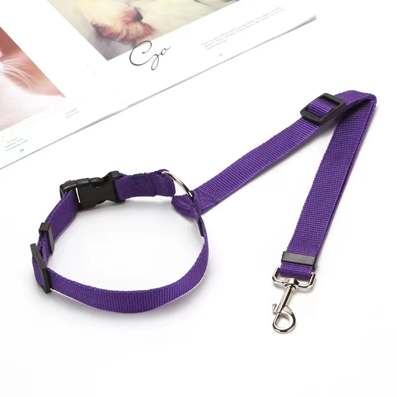 Solid Color 2 in 1 Pet Car Seat Belt