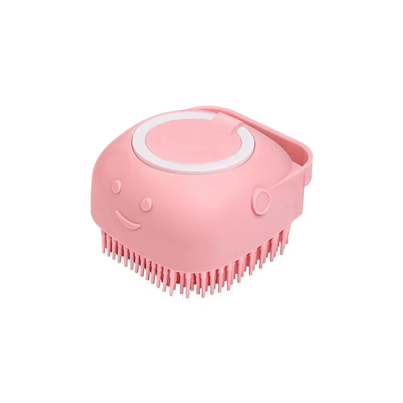 Silicone Soft Rubber Pet Massage Shower Brush