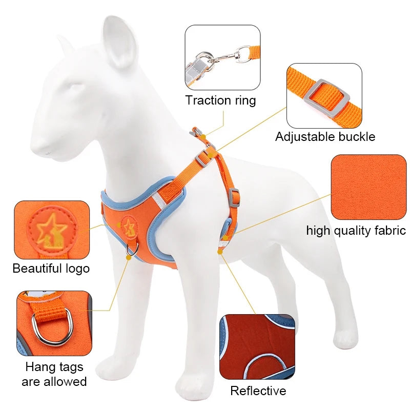 Pet Harness Vest Walking Lead For Puppy