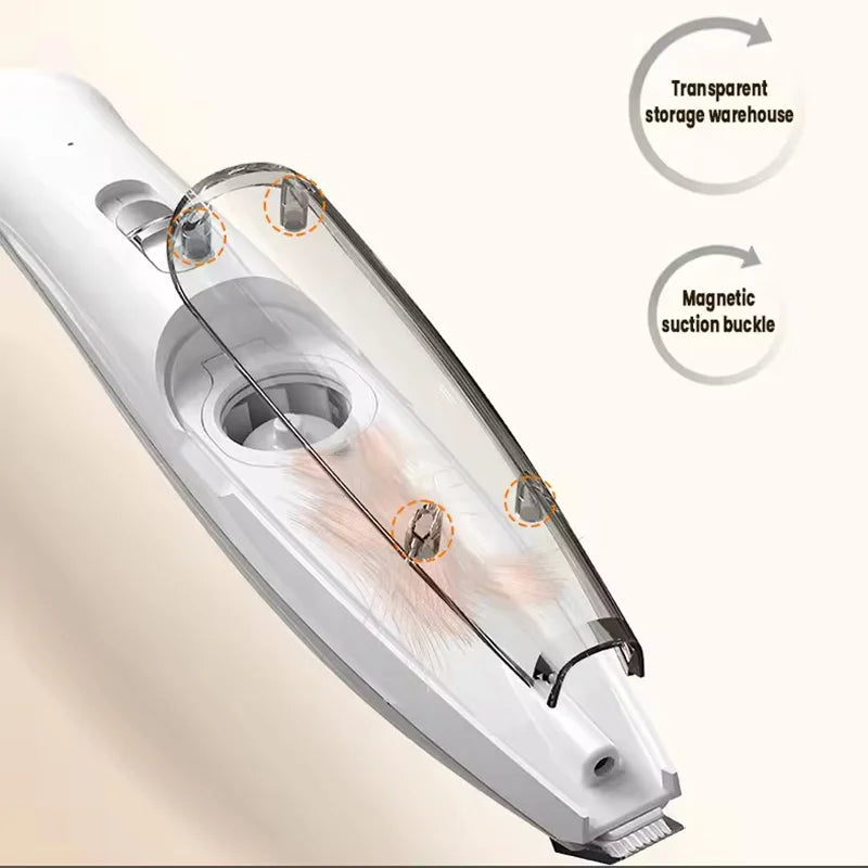 2-In-1 Hair Suction Pet Shaver