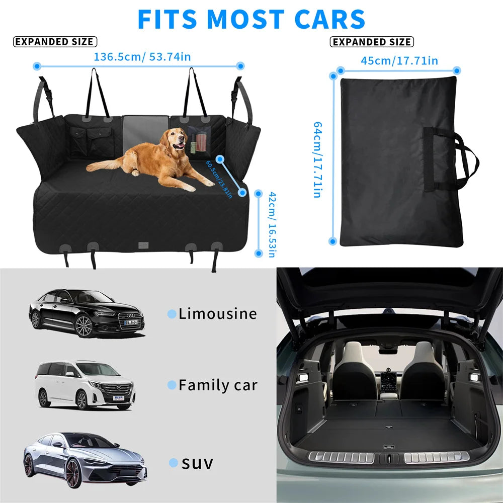 Waterproof Back Car Seat Extender Dog Car Seat