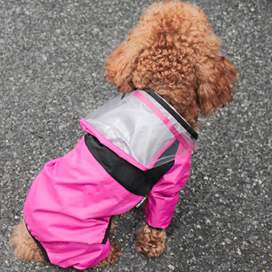 Pet Dog Raincoat The Dog Face Pet Clothes