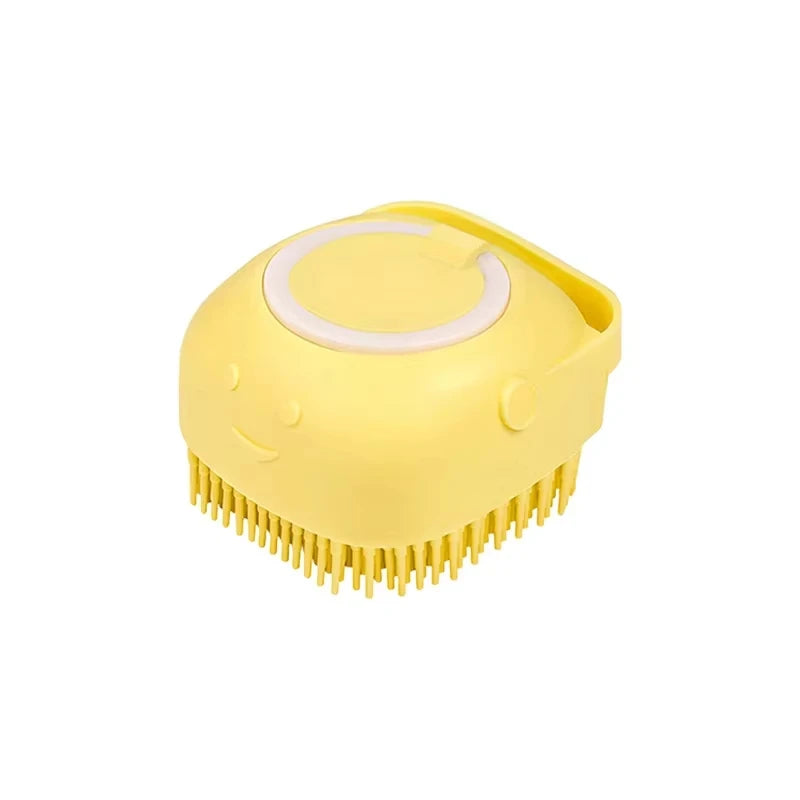 Silicone Soft Rubber Pet Massage Shower Brush