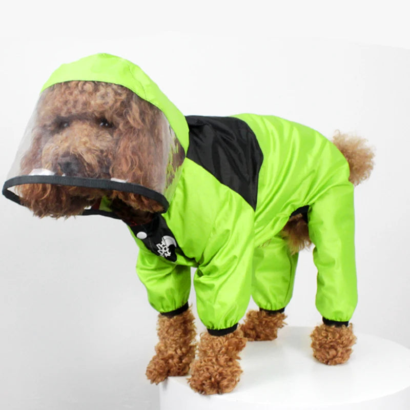 Pet Dog Raincoat The Dog Face Pet Clothes