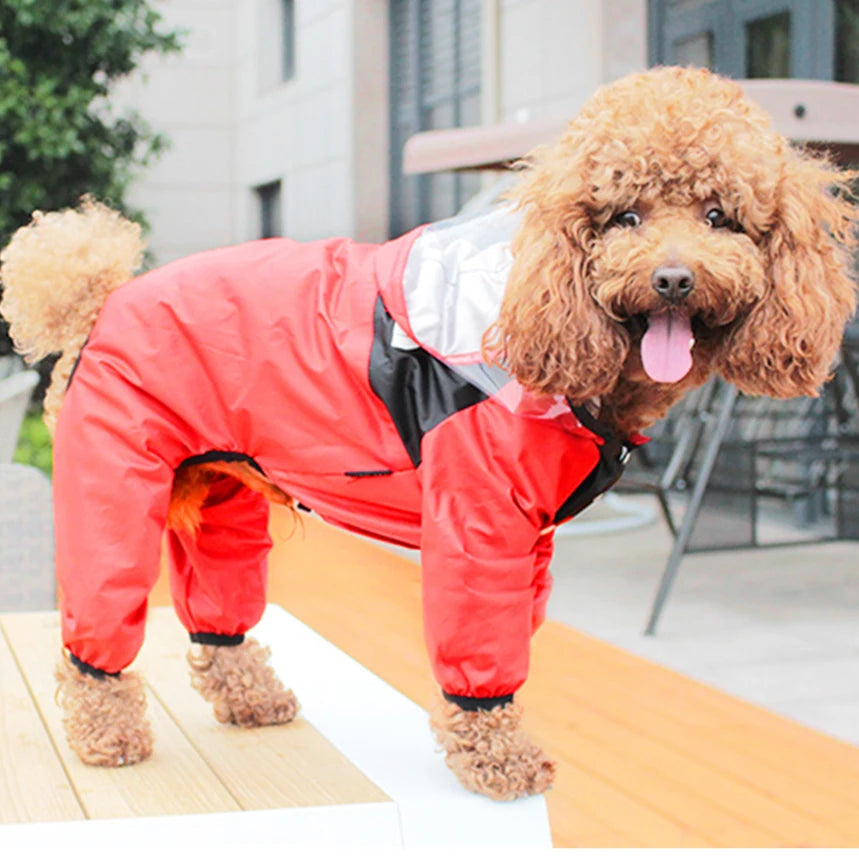Pet Dog Raincoat The Dog Face Pet Clothes