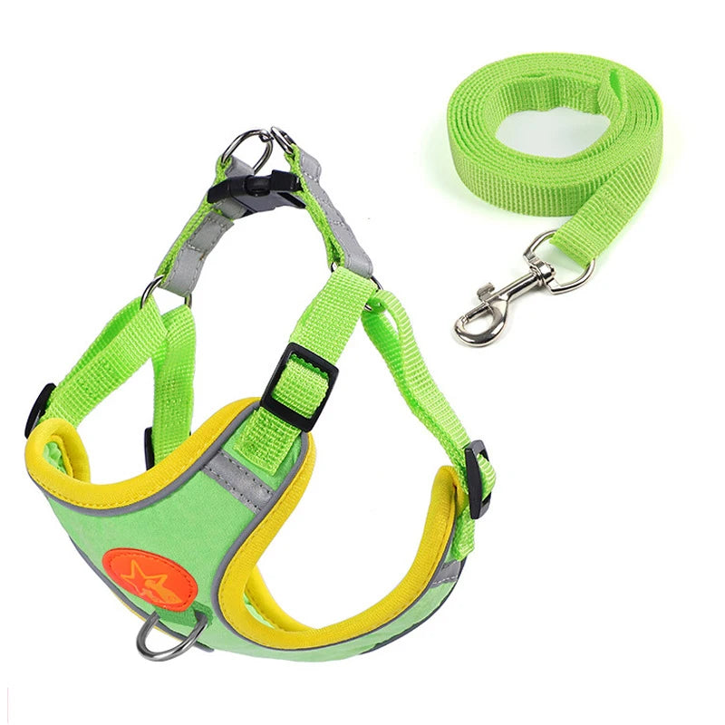 Pet Harness Vest Walking Lead For Puppy